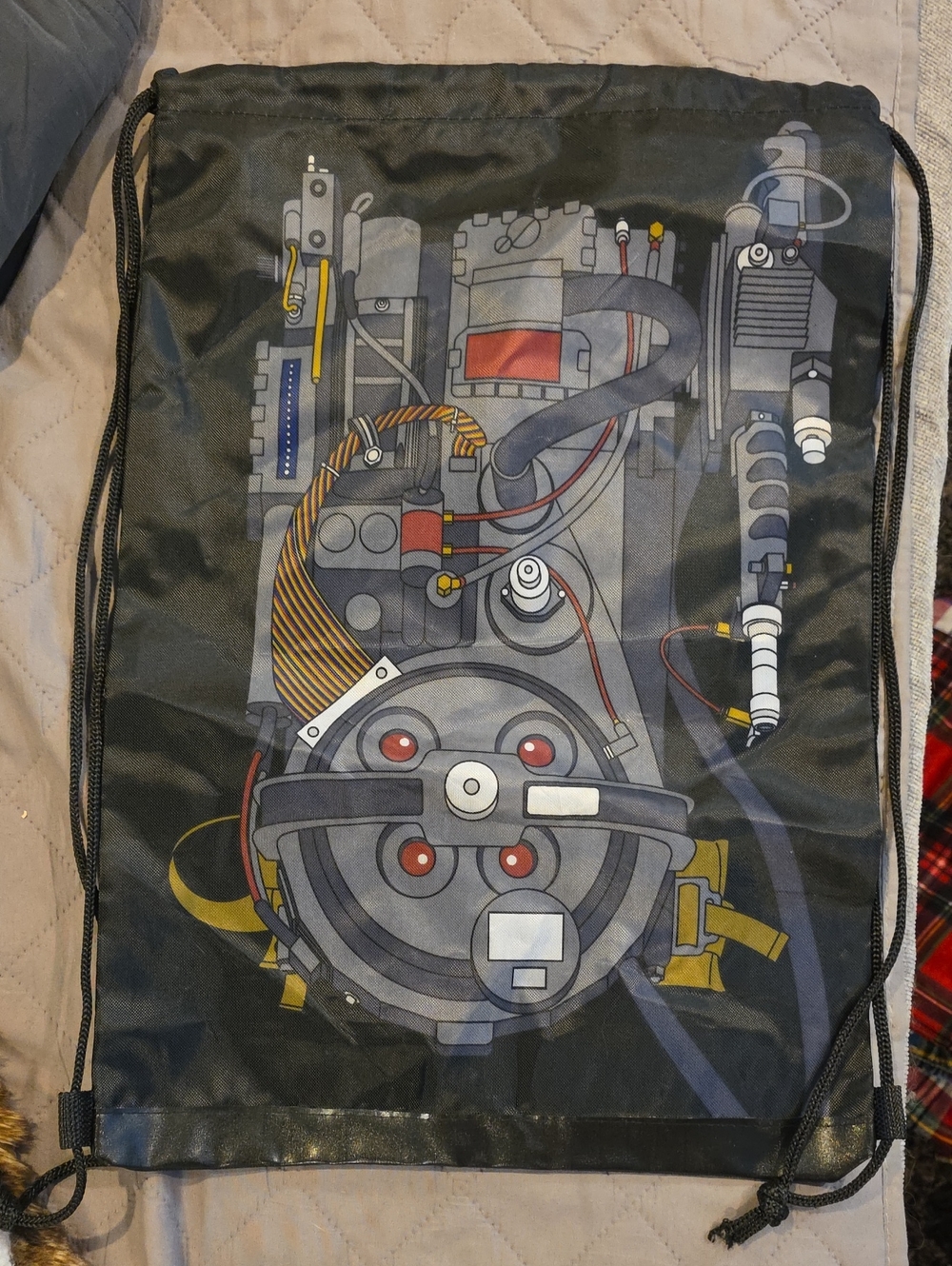 Lootcrate Ghostbuster Proton Pack Graphic Drawstring Bag - NEW